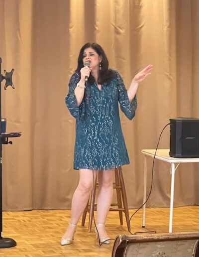 Pamela Abrams entertainer lyric soprano singer South Florida Book Now for Corporate Events, Private Parties, Retirement Communities